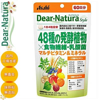 ディアナチュラスタイル 48種の発酵植物×食物繊維・乳酸菌 240粒 ＊栄養機能食品 アサヒグループ食品 Dear natura｜starmall