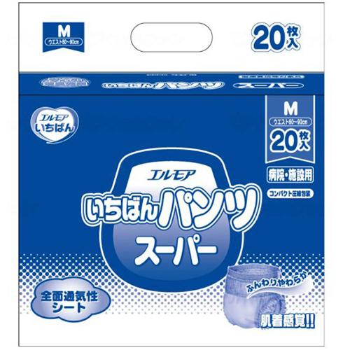 エルモア いちばん パンツ スーパー Mサイズ 20枚入 ＊カミ商事 