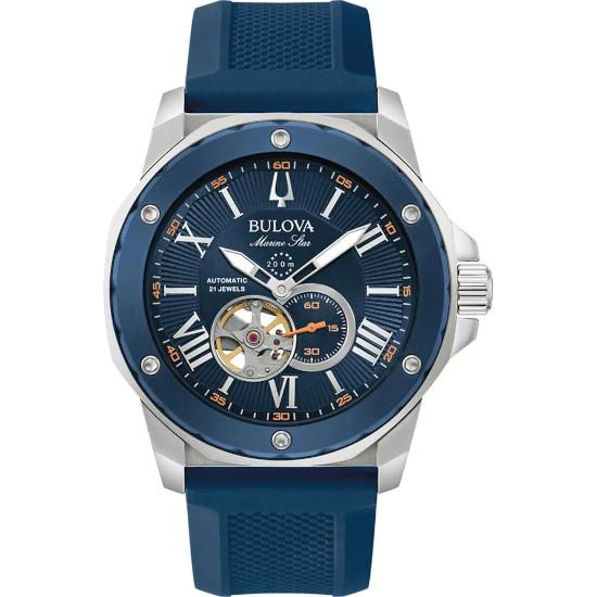 BULOVA ブローバ マリンスター 自動巻き メンズ腕時計 200m防水