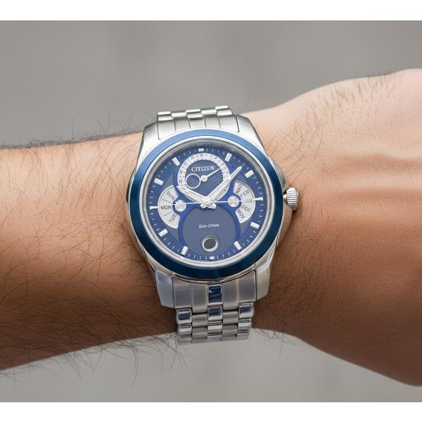 日本未発売 シチズン エコドライブ ムーンフェイズ メンズ ウォッチ CITIZEN BU0088-51Hの画像
