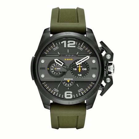 DIESEL DZ4391 ディーゼル クロノグラフ メンズ ウォッチ ラバーベルト 