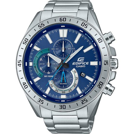 稼働 CASIO EDIFICE 腕時計 クロノグラフ ブルー デイト 323 稼働 CASIO EDIFICE 腕時計 クロノグラフ ブルー デイト 323 時計