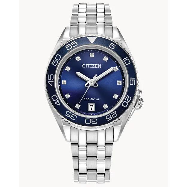 シチズン CITIZEN エコドライブ 3針 レディースウォッチ 腕時計 FE6160-57L
