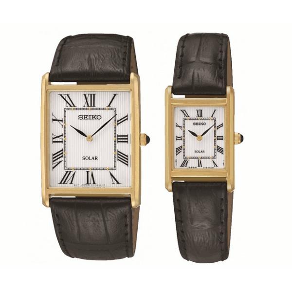 手数料安い Seiko セイコー Sup0p9 Sup250p9 ソーラー ペア ウォッチ 時計 腕時計 メンズ レディース ゴールドカラー ブラックレザーベルト 角 スクエア Sup0p9 Sup250p9 レアウォッチの専門店スターマート 通販 Yahoo ショッピング 最先端 Lespakigali Com