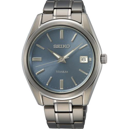 SEIKO セイコー SUR371P1 チタン メンズ ウォッチ 腕時計 時計 : レア 