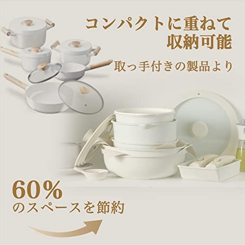 CAROTE カローテ フライパンセット IH対応 ガス火対応 鍋セット CAROTE カローテ フライパンセット IH対応 ガス火対応 鍋セット