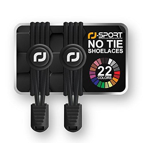 RJ-Sport 結ばない 靴紐 ゴム 靴ひも 伸縮 靴紐 ほどけない　グリーン RJ-Sport] 靴ひも-ゴム製結ばない靴紐 スニーカー 伸びる靴紐 ほどけ