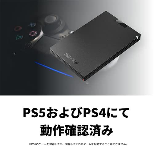 バッファロー SSD 外付け 1.0TB USB3.2Gen1 ポータブル コンパクト PS5