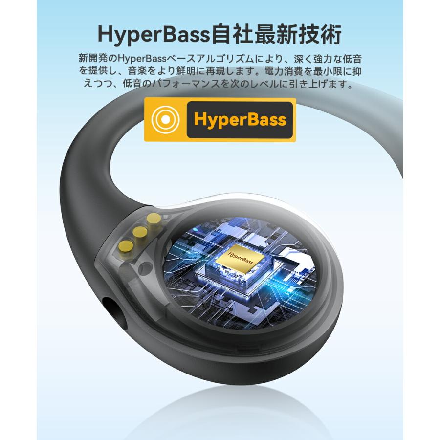 emeet airflow 骨伝導ワイヤレスイヤホン EMEET AirFlow | Open-Ear Headphone Optimized for Calls