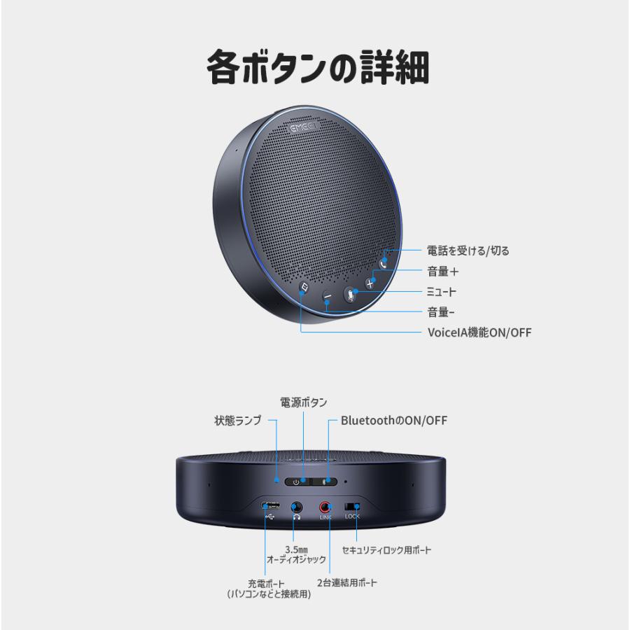 eMeet 【35%OFF+ポイントUP|特典2点付】 EMEET M3 ワイヤレス