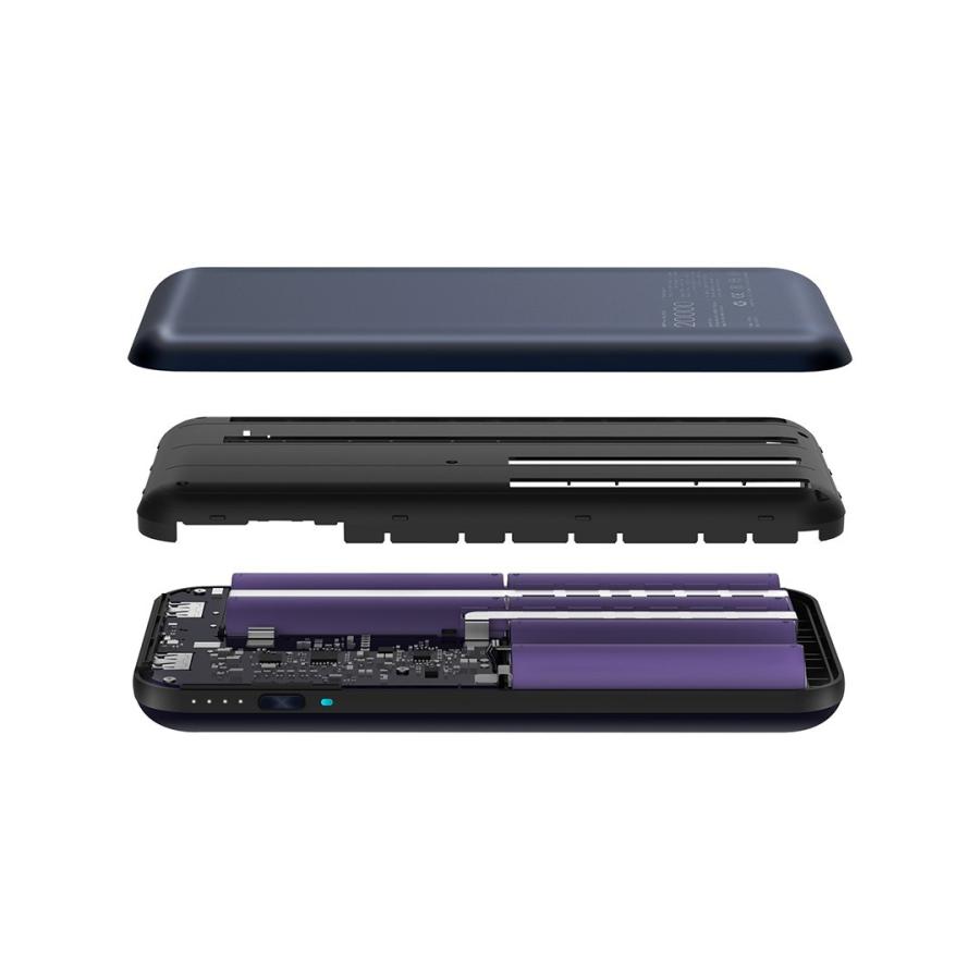 ZMI QB820 モバイルバッテリー 大容量 20000mAh 急速充電 3ポート同時出力 USBハブ機能付 充電器 Xiaomi