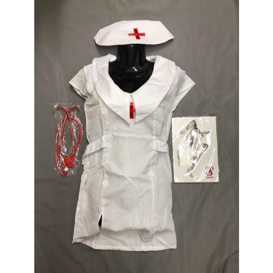 Sugar ナースレースセットアップ【コスプレ6点セット Sサイズ　白 キャバドレス ナース」に関連する商品-sugar