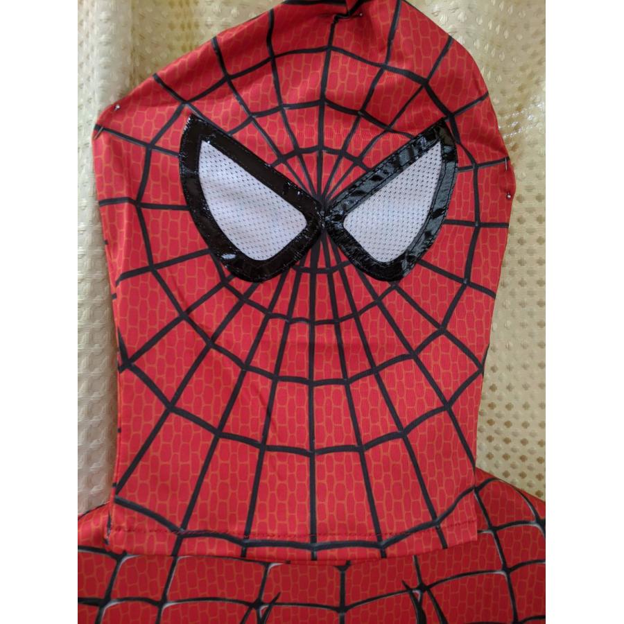 スパイダーマン コスチューム 子供 レディース　お揃い　全身タイツ 赤 90cm 100cm 110cm 120cm 130cm 140cm 150cm 衣装 イベント クリスマス｜starreed｜08