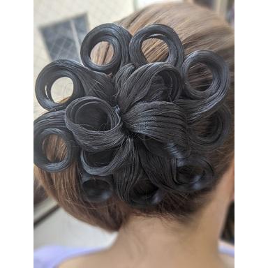 社交ダンス ダンス用ヘアアクセサリー ヘアピース つけ髪 髪飾り デモ パーティー 和装 洋装 Ham スターリード 通販 Yahoo ショッピング