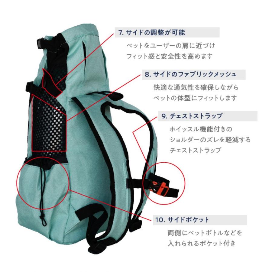 K9 スポーツサック Air2 Sport Sack 新ロゴタイプ S-L ブラック グレー