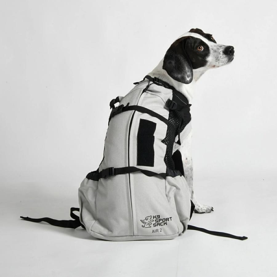 ペットリュック　　キャリーバック　K9スポーツサック K9 スポーツサック Air2 Sport Sack 新ロゴタイプ S-L ブラック グレー