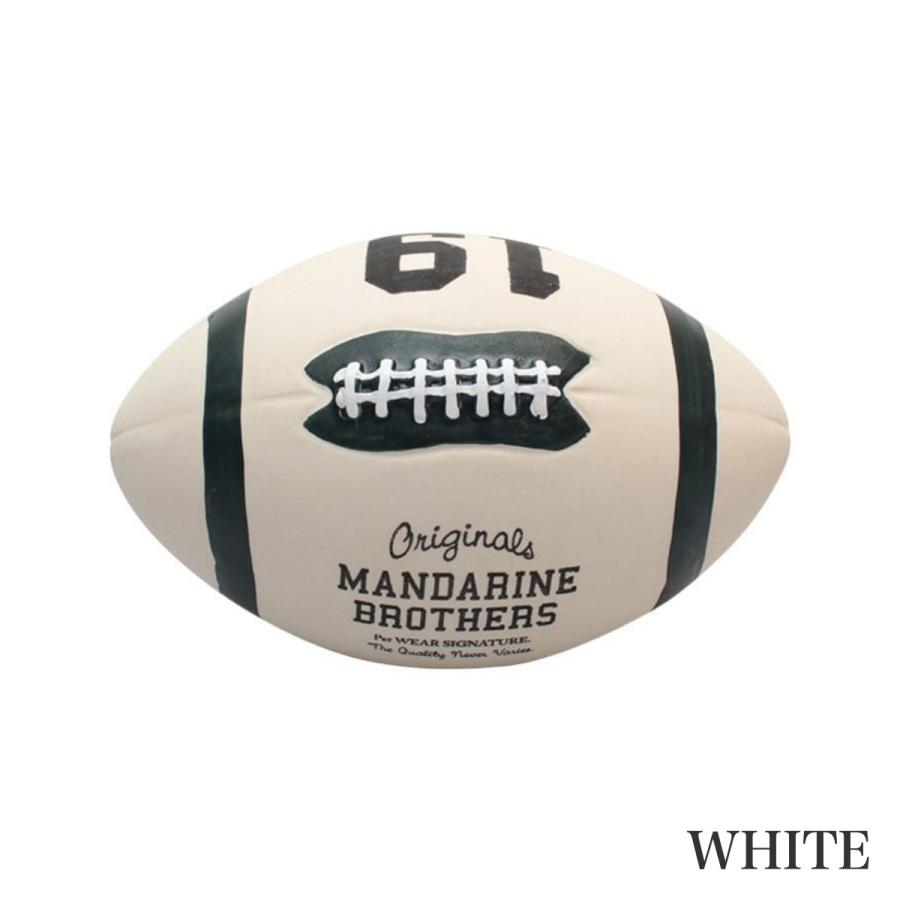 MANDARINE BROTHERS マンダリンブラザーズ アメリカンフットボールトイ 4色 Latex American Football Toy  ドッグトイ スクイーカー 犬 |  | 01