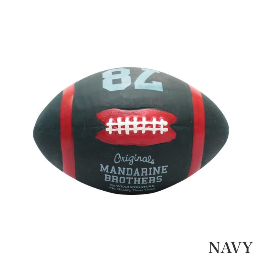 MANDARINE BROTHERS マンダリンブラザーズ アメリカンフットボールトイ 4色 Latex American Football Toy  ドッグトイ スクイーカー 犬 |  | 02