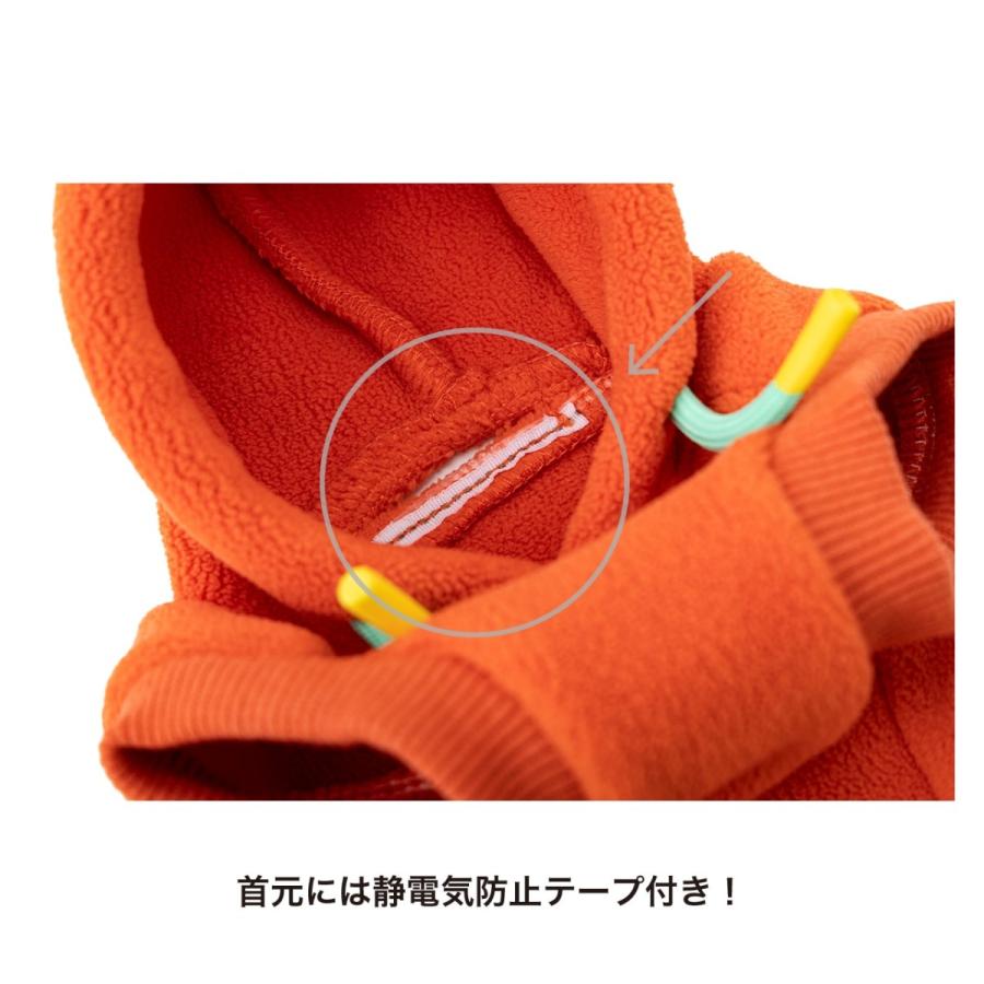 MANDARINE BROTHERS マンダリンブラザーズ MNDRNフーディ XS,Sサイズ MNDRN HOODIE 寒さ対策 防寒 静電気防止 ドッグウェア 犬 【在庫限り】 |  | 07