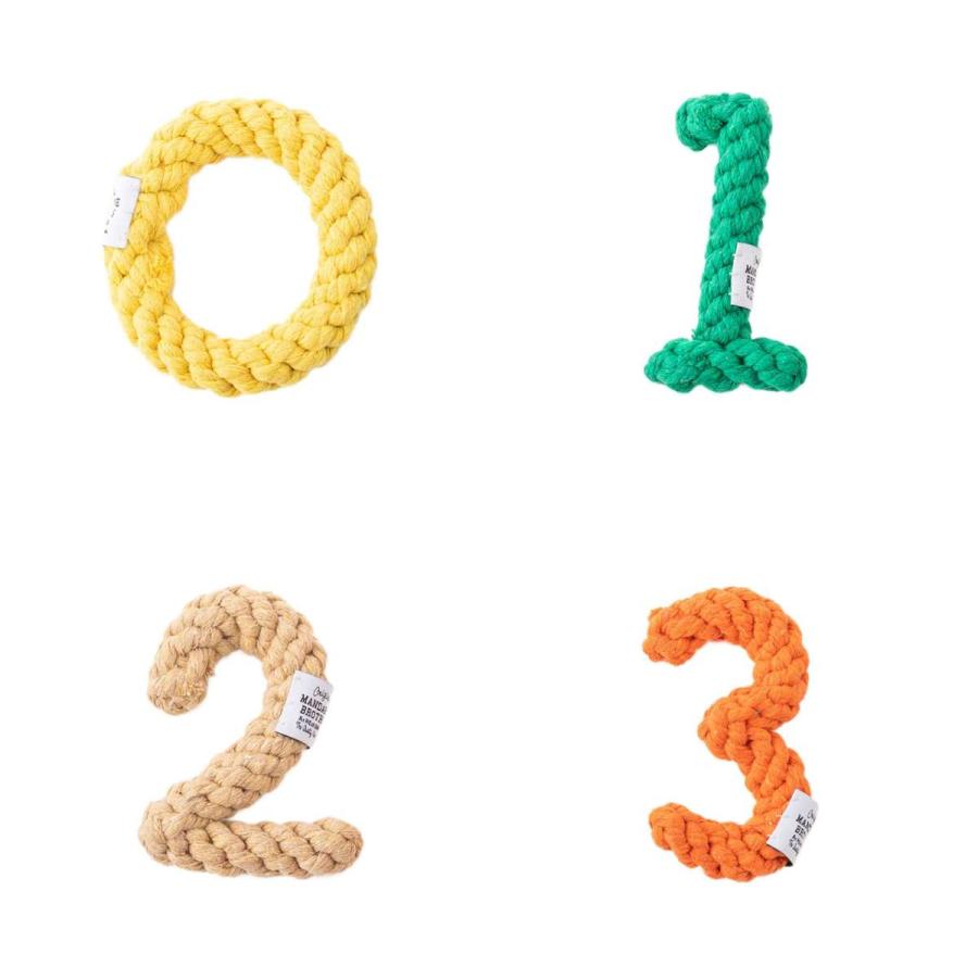 MANDARINE BROTHERS マンダリンブラザーズ ナンバーロープトイ 10色 Number Rope Toy 記念撮影 バースデー ドッグトイ 犬 |  | 03