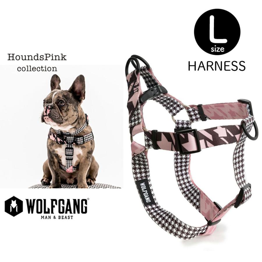 WOLFGANG MAN & BEAST 犬 ハーネス ウルフギャング HoundsPink WOLFGANG MAN & BEAST 犬 ハーネス ウルフギャング HoundsPink