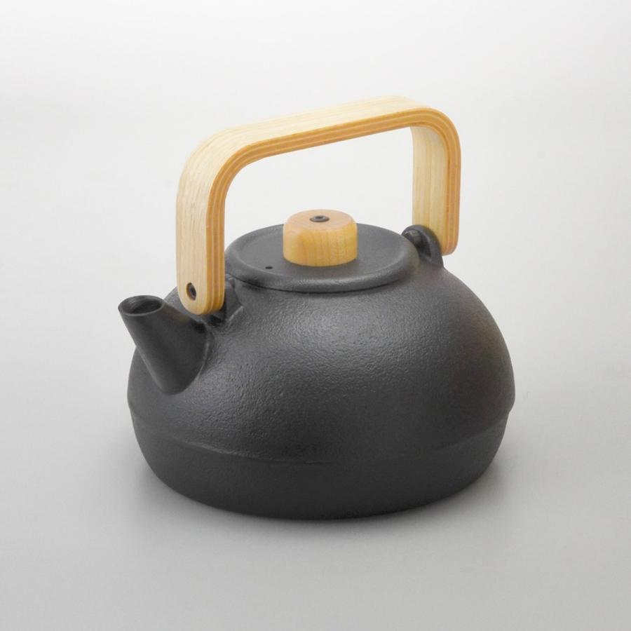 山形鋳物 鋳心ノ工房 鉄瓶兼用急須 ティケトル S ホワイトオーク1.2L 鉄瓶 日本製 直火 IH対応 伝統工芸品の画像
