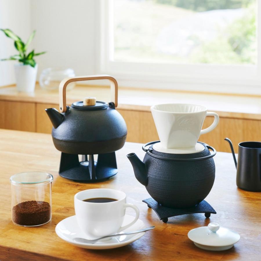 山形鋳物 鋳心ノ工房 鉄瓶兼用急須 ティケトル S ホワイトオーク1.2L 鉄瓶 日本製 直火 IH対応 伝統工芸品の画像