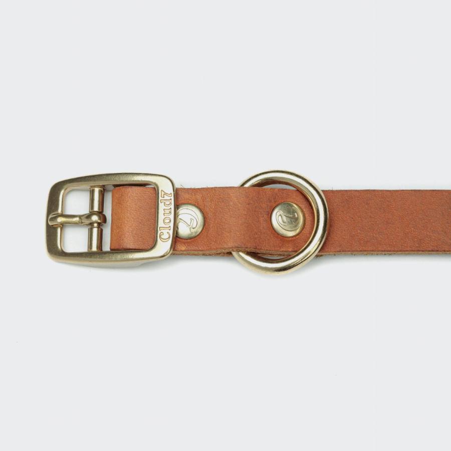 新品 【CLOUD7】クラウドセブン 編み込みレザー首輪 犬用カラー キャメル 新品 【CLOUD7】クラウドセブン 編み込みレザー首輪 犬用カラー