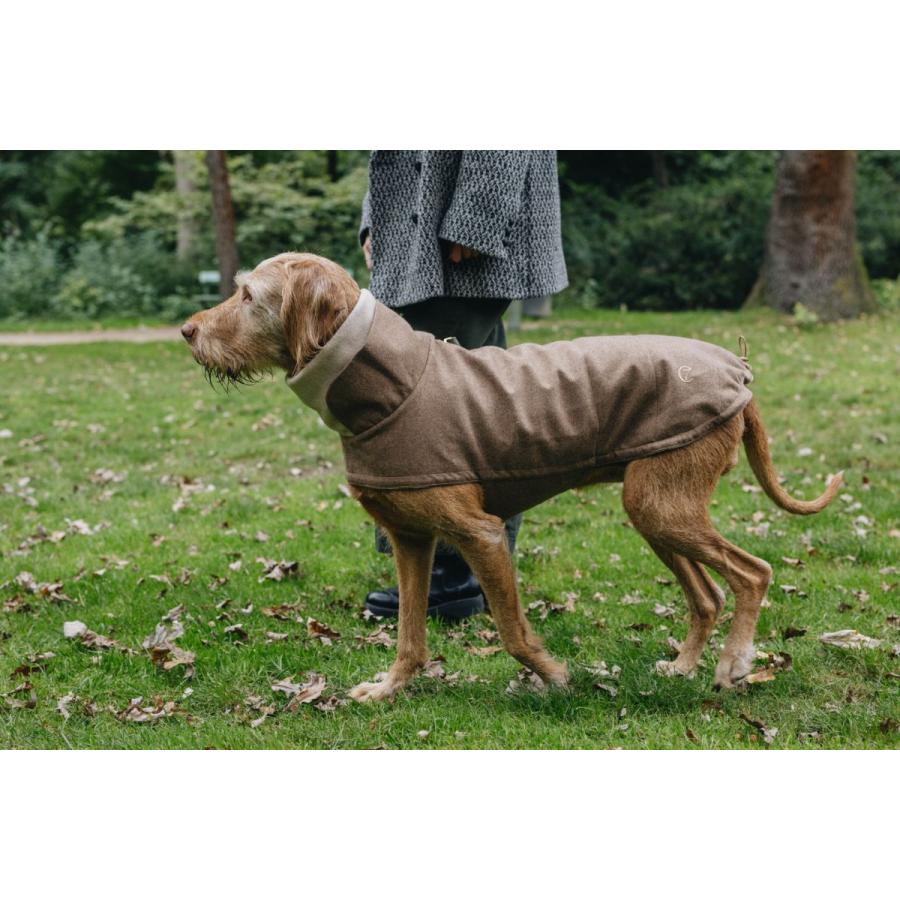 犬用コート Cloud7 クラウド7 ブルックリン フランネル ヘーゼル SIZE6