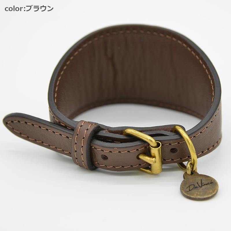 Da Vinci ダヴィンチ アンナ レザー グレーハウンド カラー サイズ3