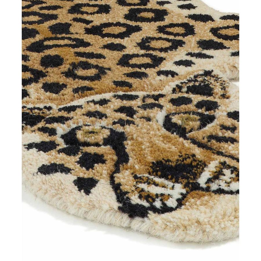 DOING GOODS アニマルラグ（Sサイズ）Loony Leopard ルーニー レオパード ヒョウ ラグ Animal Rug インテリアラグ_5