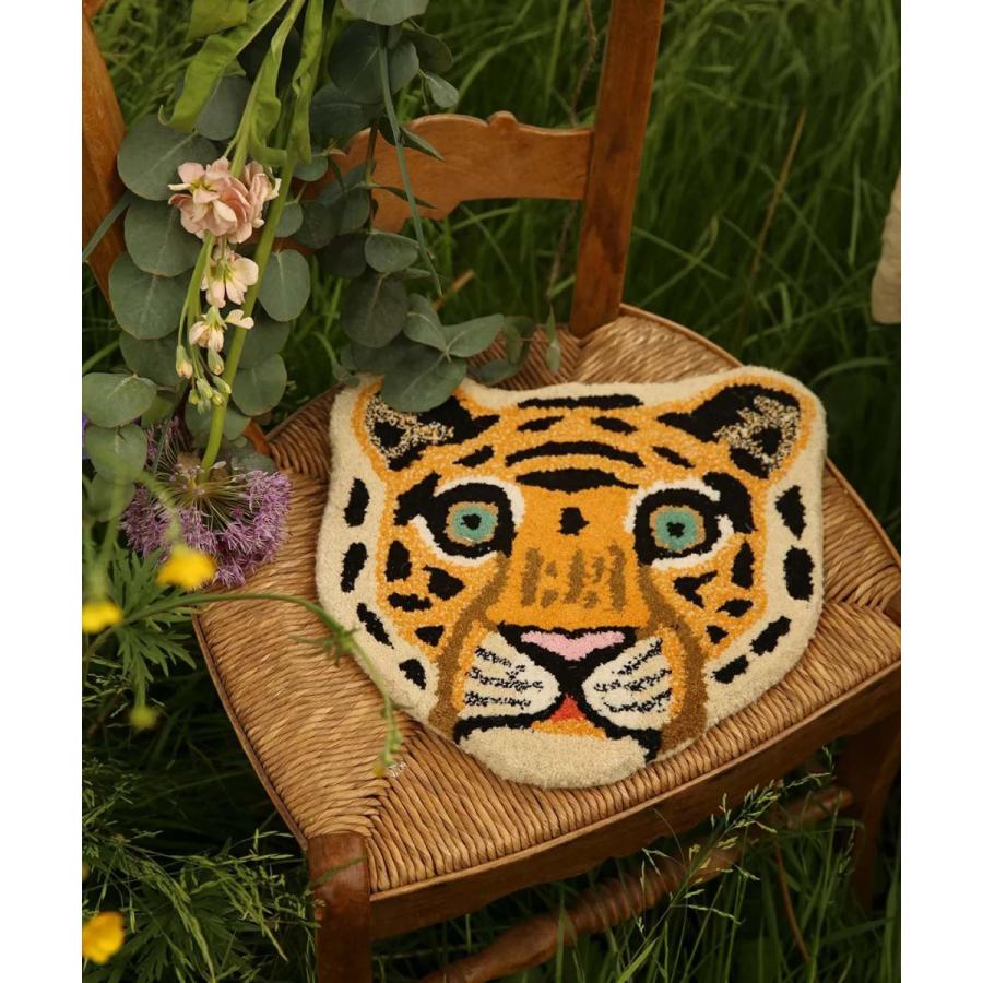 DOING GOODS アニマル ヘッドラグ Cloudy Tiger クラウディ タイガー トラ ラグ Animal Rug インテリアラグ