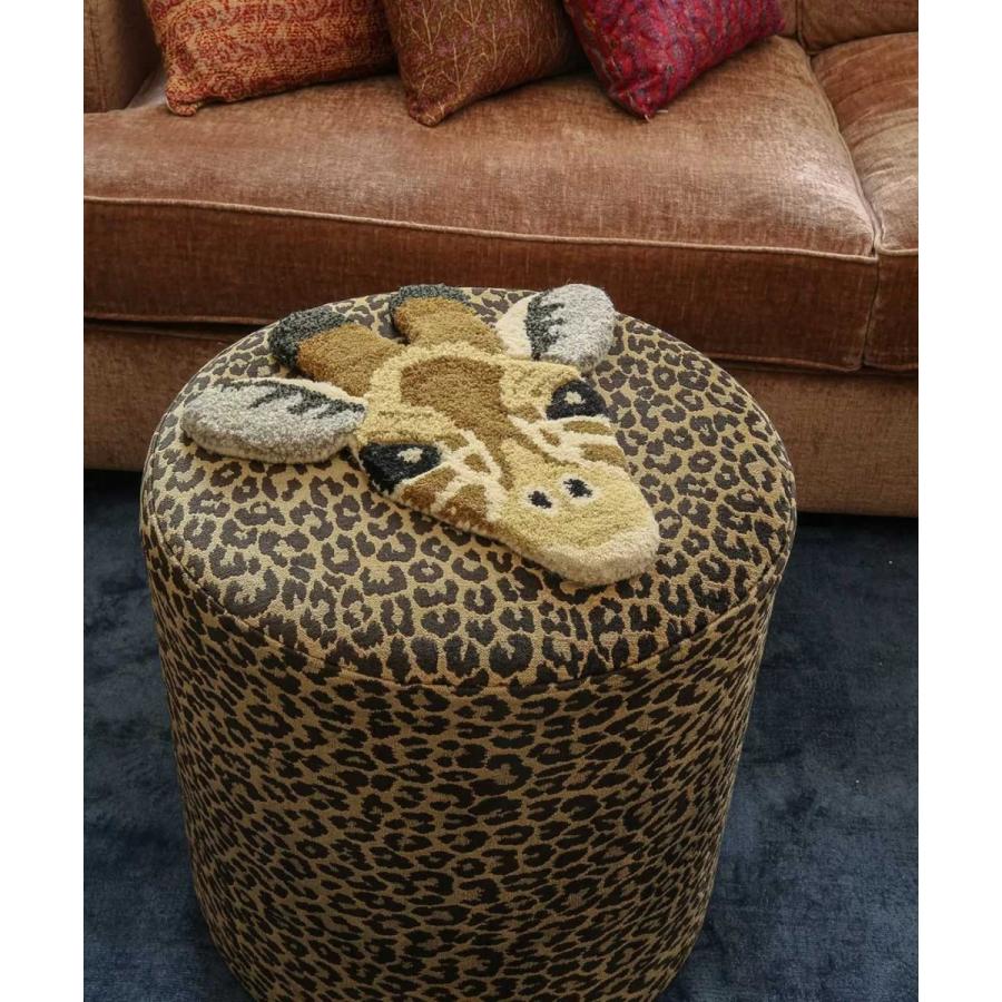 DOING GOODS アニマル ヘッドラグ Gimpy Giraffe ギムピー ジラフ キリン ラグ Animal Rug インテリアラグ