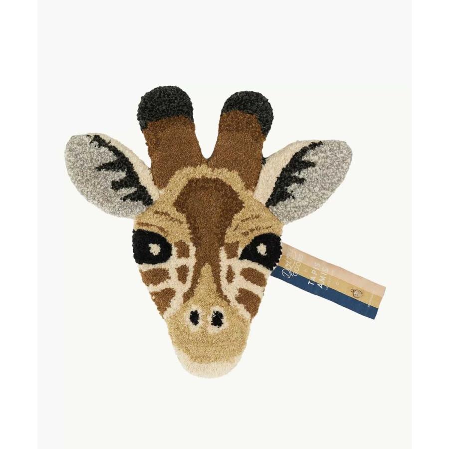 DOING GOODS アニマル ヘッドラグ Gimpy Giraffe ギムピー ジラフ キリン ラグ Animal Rug インテリアラグ