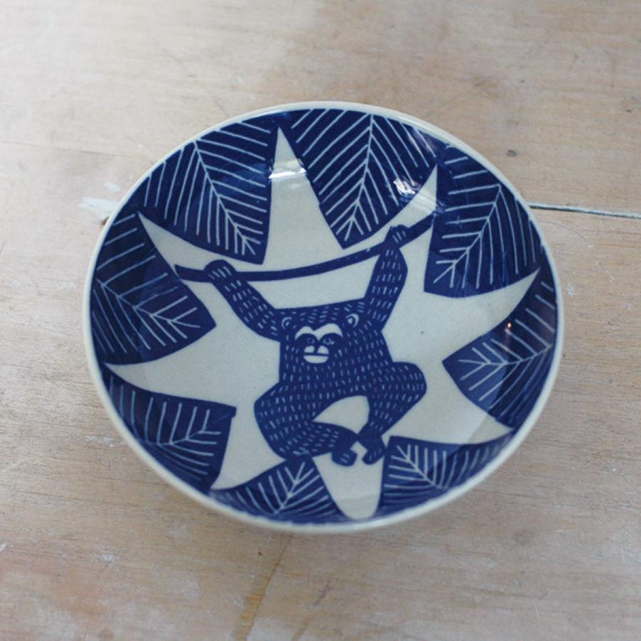 なます皿 たんぽぽ ふくろう ぶらさがり 群れ katakata 直径15cm×高さ