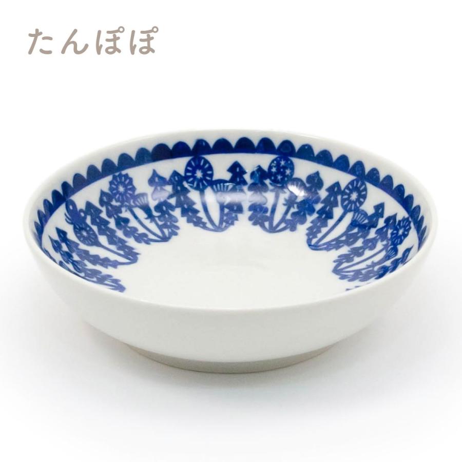 なます皿 たんぽぽ ふくろう ぶらさがり 群れ katakata 直径15cm×高さ
