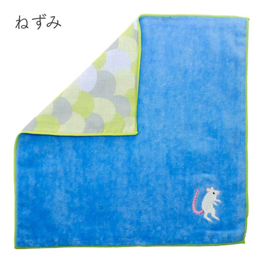 KODUE HIBINO 干支シリーズ ミニタオル ねずみ うし とら うさぎ