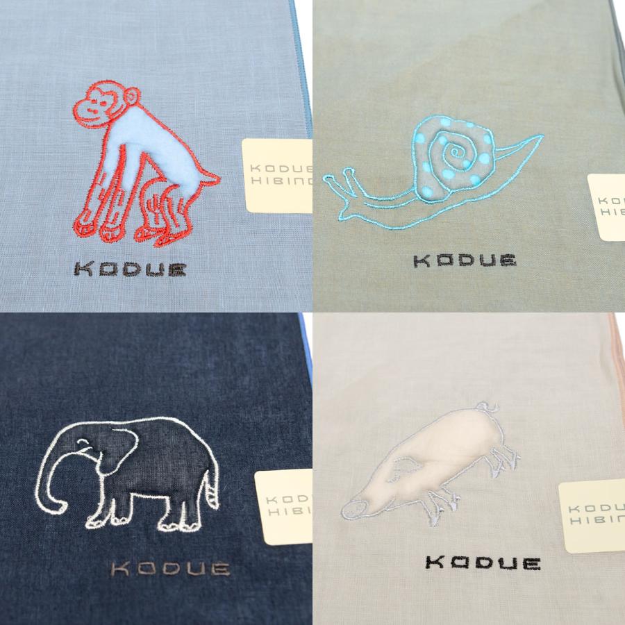 ヒビノコヅエ KODUE HIBINO ハンカチ ふくらまし サル