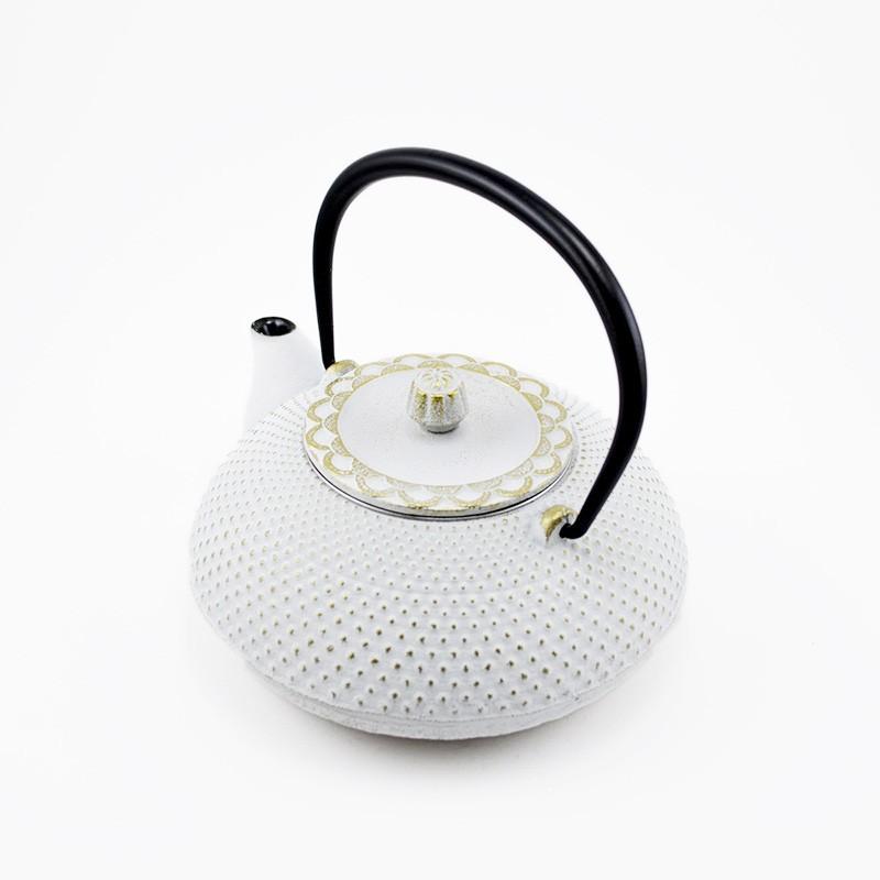 南部鉄器 及富 急須 令和アラレ鍋敷きセット 茶こし付き 0.5リットル