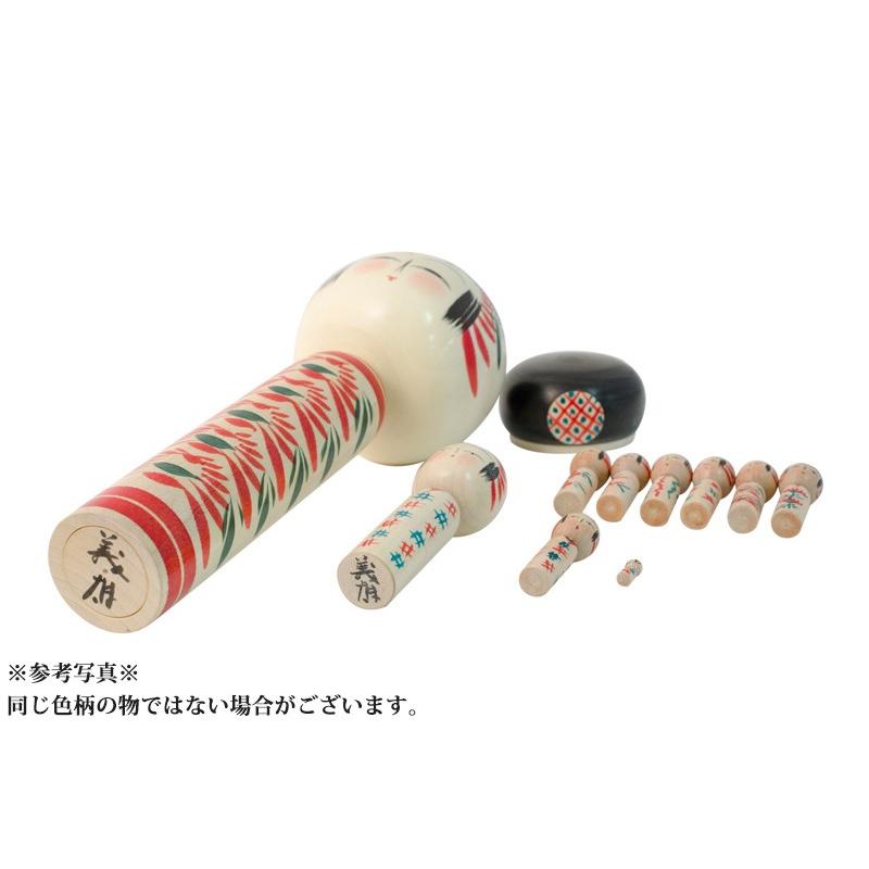 遠刈田系 伝統こけし 孫持ちこけし（ひ孫付） 親・子・孫・プラスひ孫