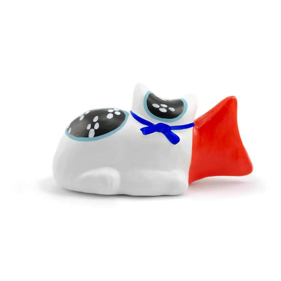 堤人形 つつみのおひなっこや- 鯛猫（大） 和のインテリア 土人形 伝統