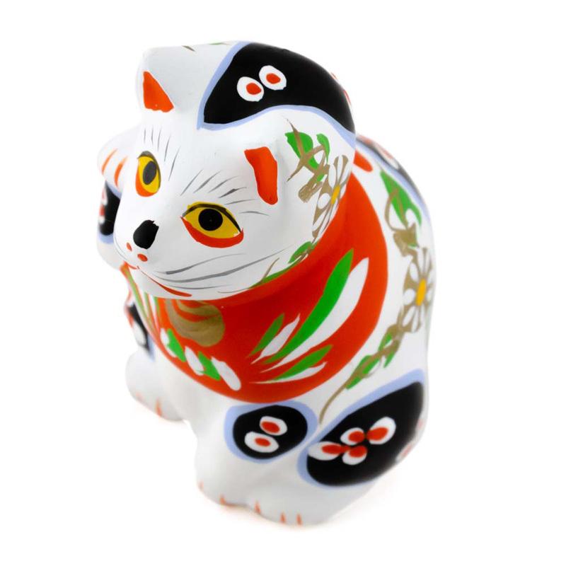 堤人形 つつみのおひなっこや - 招き猫(小) 和のインテリア 土 堤人形 つつみのおひなっこや - 招き猫(小) 和のインテリア 土