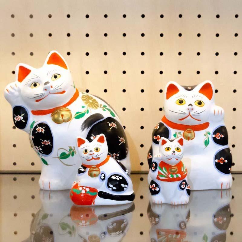 堤人形 つつみのおひなっこや - 招き猫（小） 和のインテリア 土人形 伝統工芸 【クラフト】 【伝統工芸品】｜starry｜07