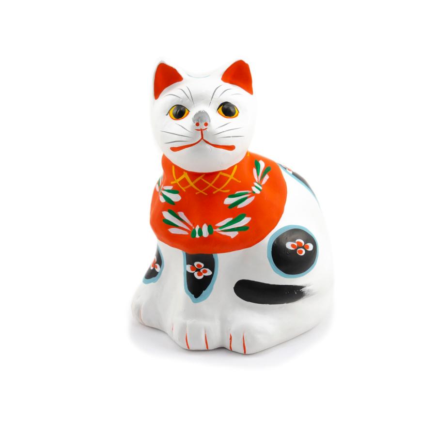 堤人形 つつみのおひなっこや 猫（大） 和のインテリア 土人形