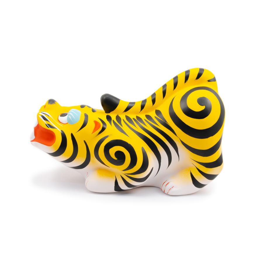 堤人形 つつみのおひなっこや 干支 寅 虎 とら（中）干支置物 土人形 伝統的工芸品 数量限定 |  | 02