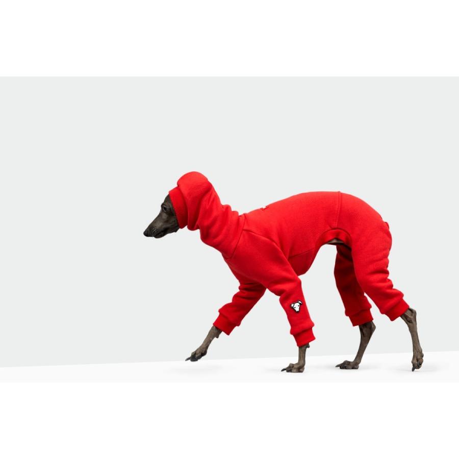 vemvem ヴェムヴェム スーツ フェイス：スピードスーツ/レッド イタリアングレーハウンド イタグレ ウィペット 犬 服 在庫限りで終了