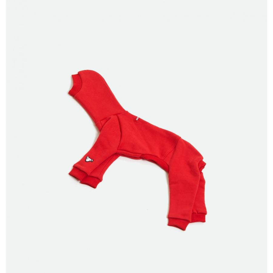 vemvem ヴェムヴェム スーツ フェイス：スピードスーツ/レッド イタリアングレーハウンド イタグレ ウィペット 犬 服 在庫限りで終了の画像