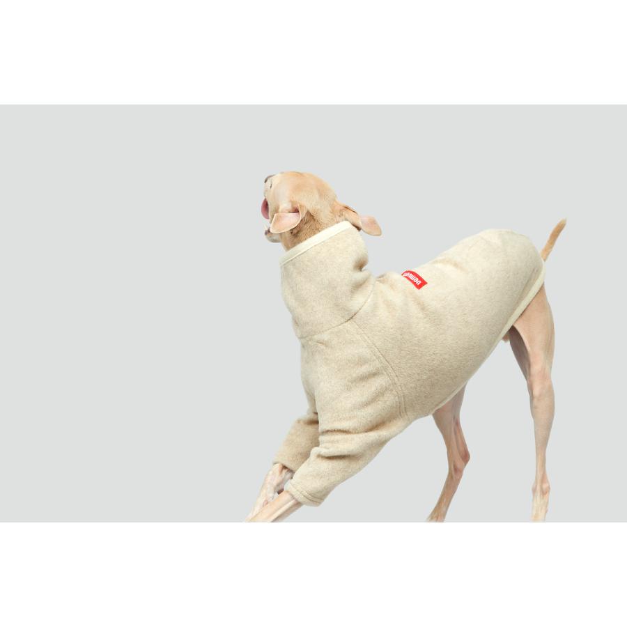 Mサイズ犬服イタグレ服ベージュ撥水オーバーオール Mサイズ犬服イタグレ服ベージュ撥水オーバーオール