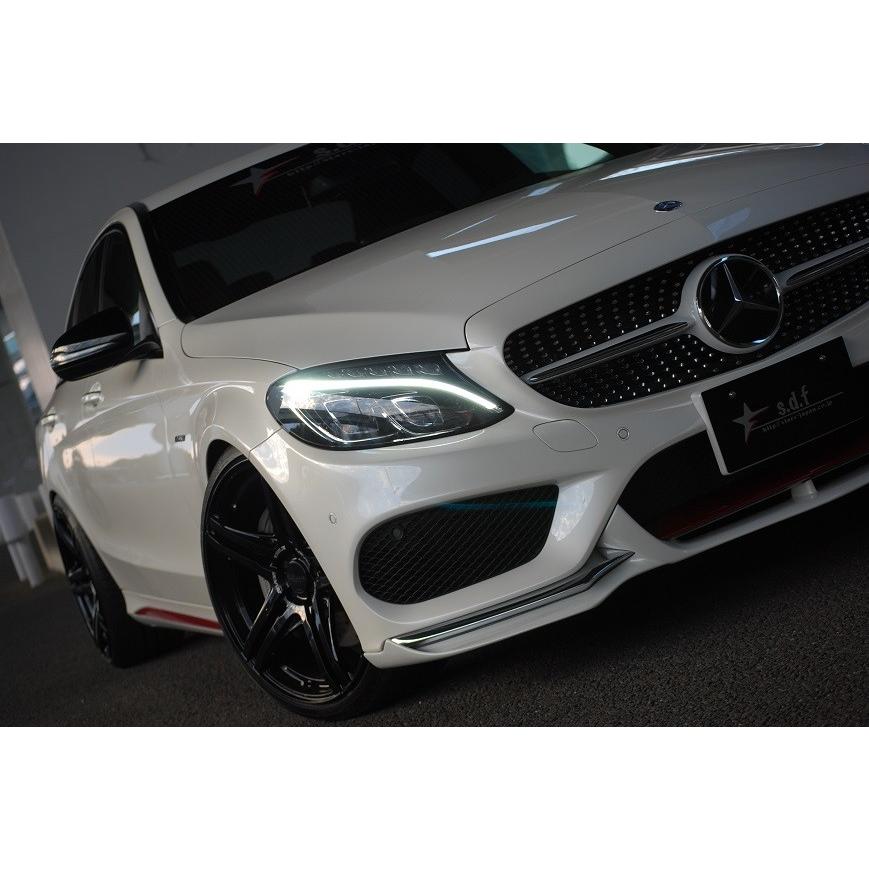 Masaさん専用w205AMGライン前期用s.d.f社製リップスポイラー C-Class W205・S205用 s.d.f star design factory社製 FRP Paint Front