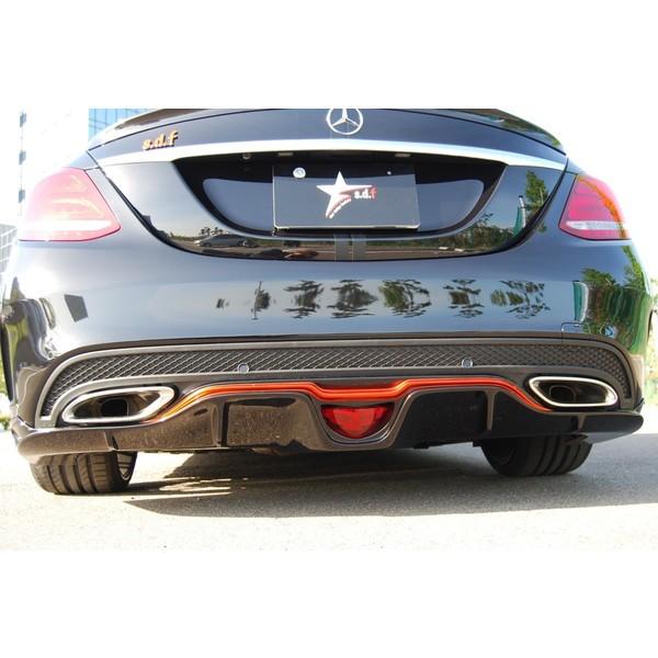 C-Class W205用 s.d.f star design factory社製 FRP Paint Rear diffuser｜stars-japan｜02